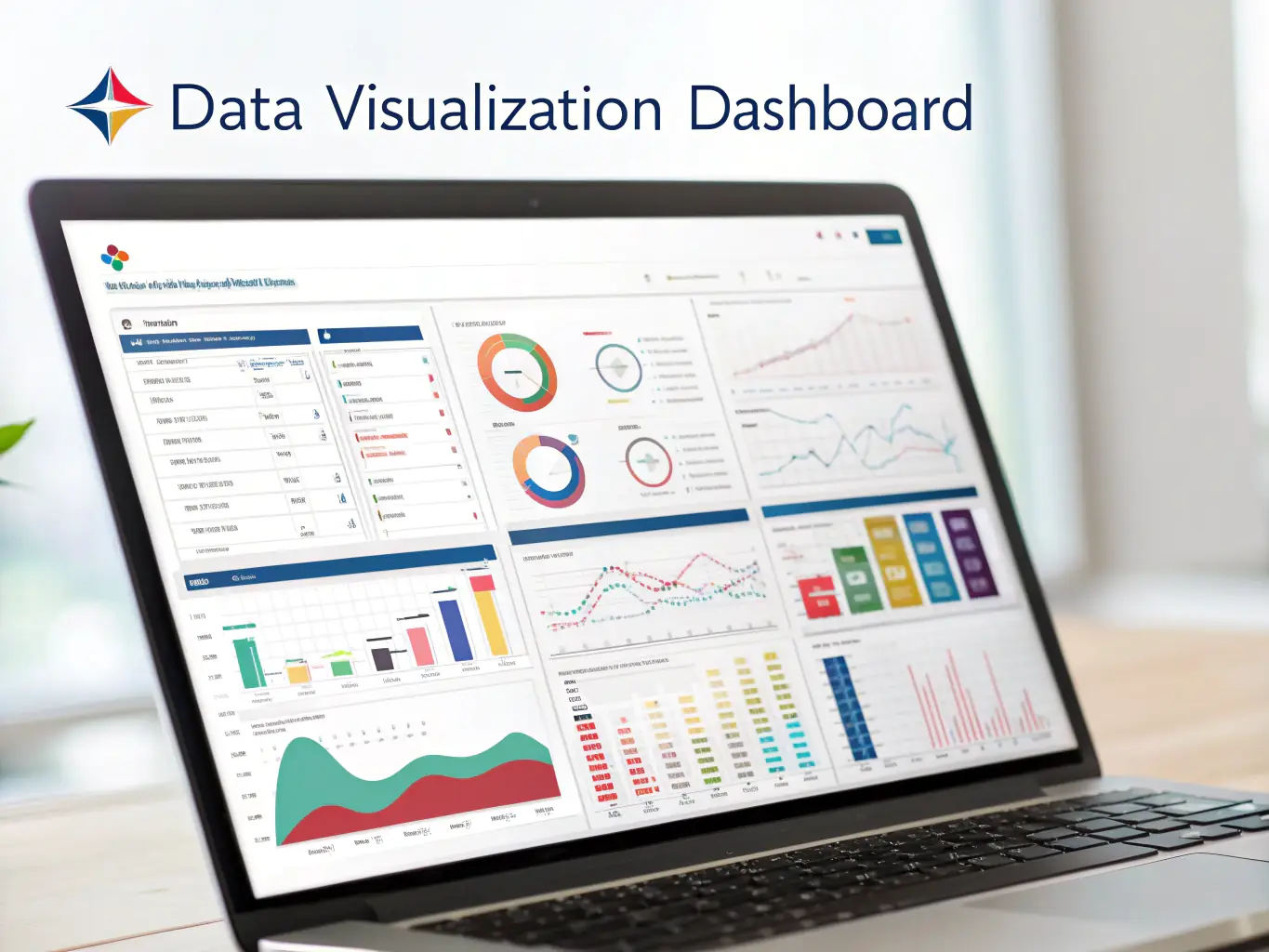 A screenshot of an interactive dashboard displaying key performance indicators, showcasing real-time data visualization.